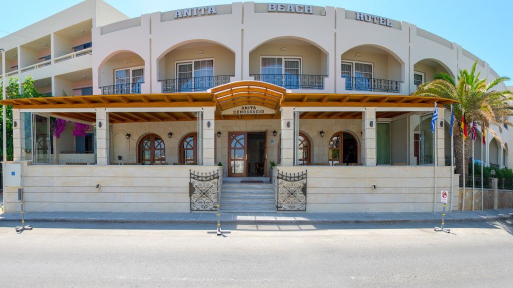 Anita Beach Hotel- Adults Only Rethymno Exteriör bild