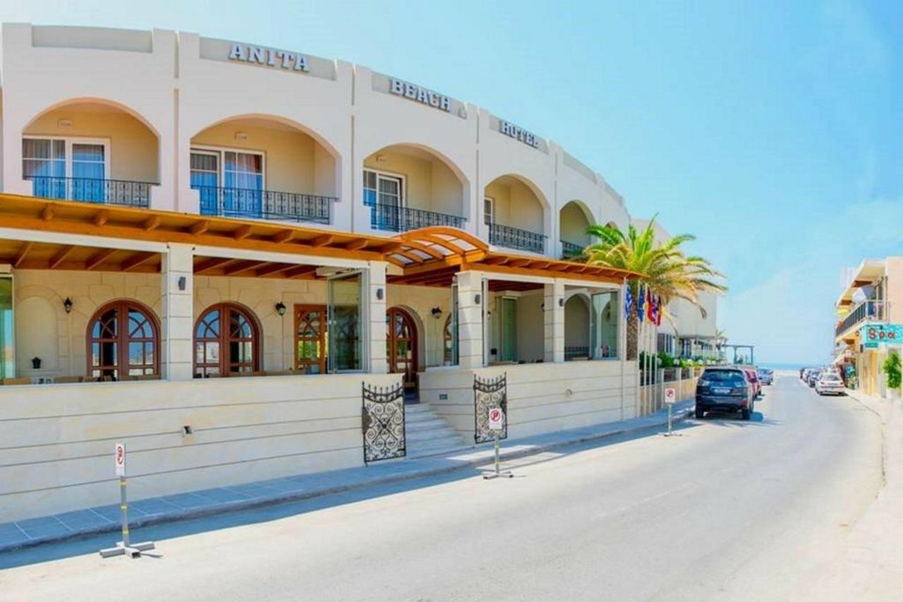 Anita Beach Hotel- Adults Only Rethymno Exteriör bild